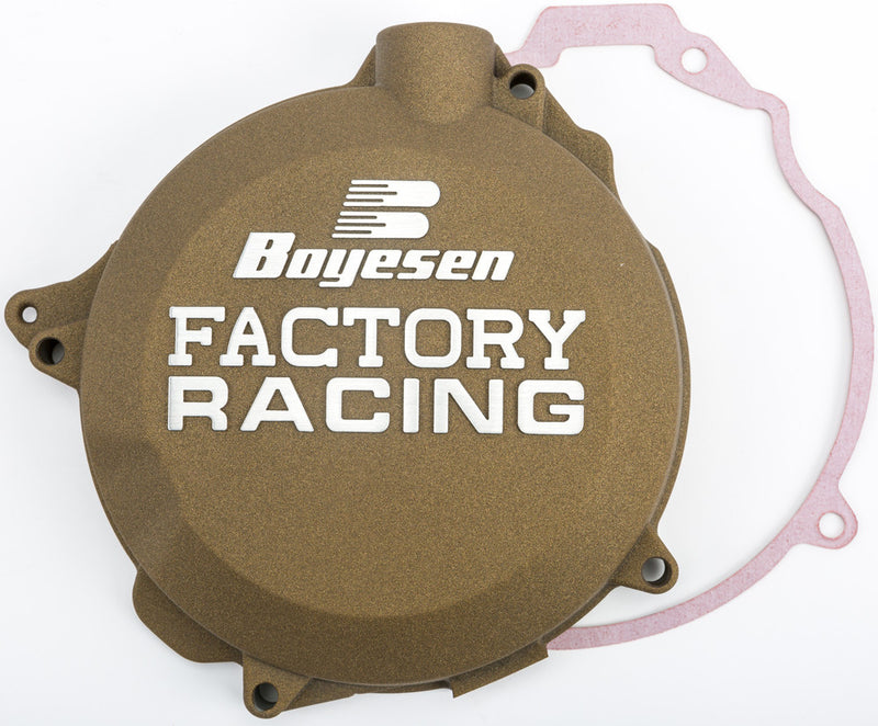 Boyesen Factory Racing Clutch Cover Magnesium - CC-41M For KTM Dirt Bikes 2001-2015 | Husqvarna TC 125 / TE 125 2014-2016