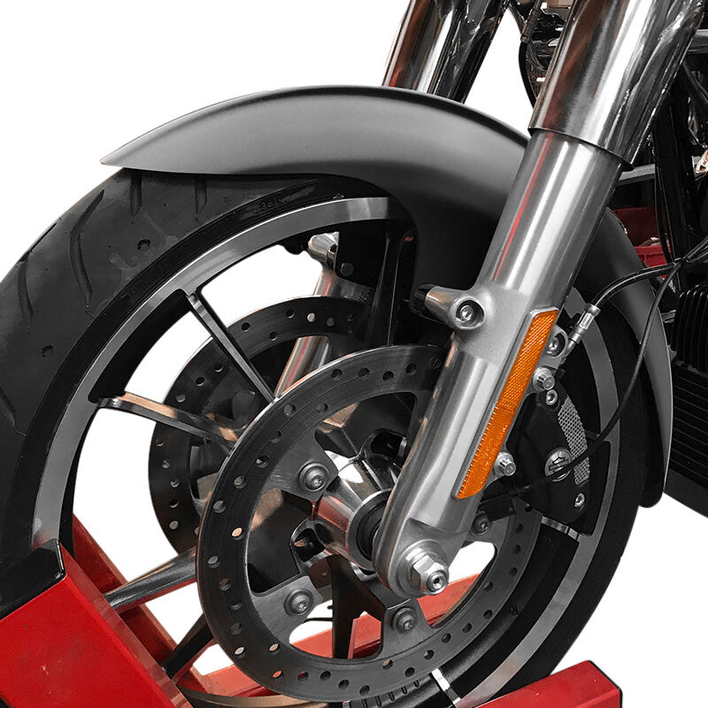 Paul Yaffe Bagger Nation Cafe Fender 21" Super Light Satin Spacers ` - CAF -21-13E-S-C For Harley Touring 1986-2013