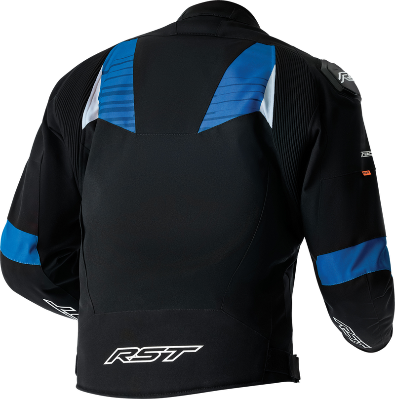 Rst Tractech EVO D3O Jacket Black Blue Textile MD - 103640BLU-42