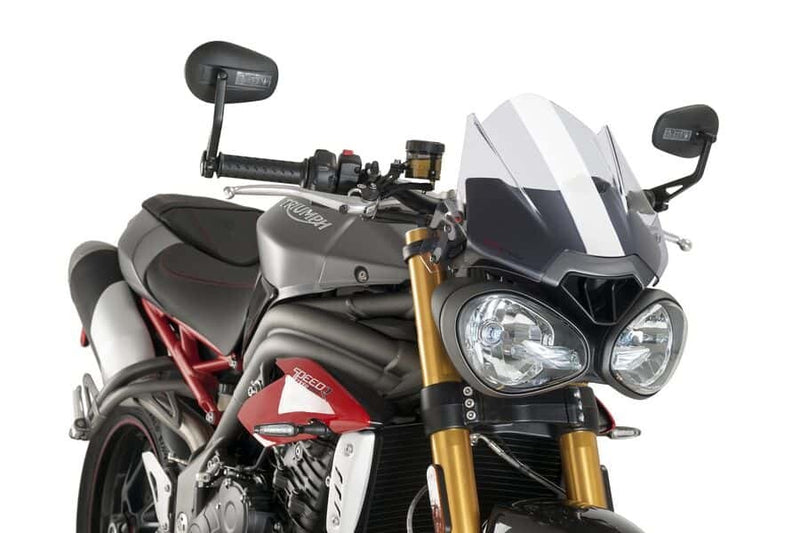 Puig Hi-tech Parts 561-08929 8929W WINDSCREEN NAKED NEW GEN SPORT CLEAR TRI