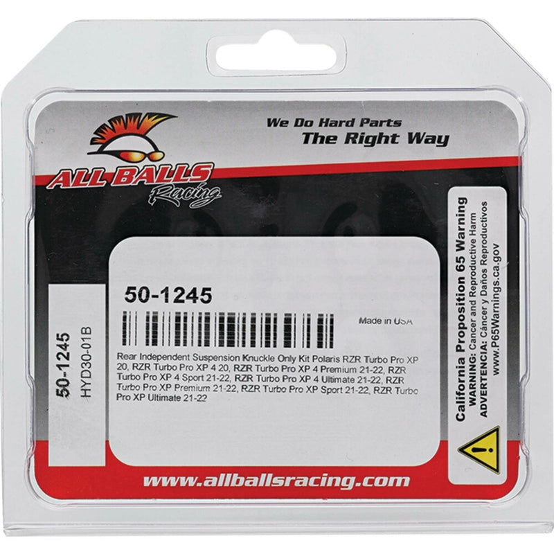 All Balls Rear Knuckle Bushing Kit - 50-1245 Polaris RZR 2020-2025