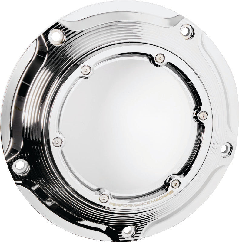 Performance Machine 0177-2083M-CH Vision Derby Cover W/bezel - Chrome - Photo - Primary