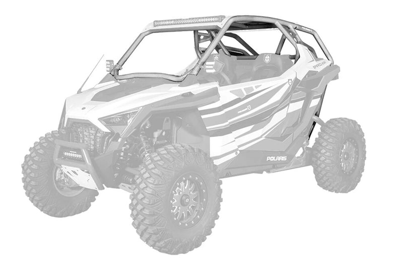 Pro Armor PRO XP Cage With NO Intrusion Sparkle Silver Metallic - P199C049SSM Polaris RZR 2020-2022
