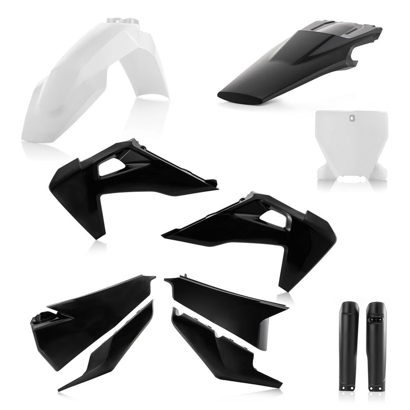 Acerbis Full Plastic Kit HUS White Black - 2726551035 Husqvarna FC 450 2019-2021