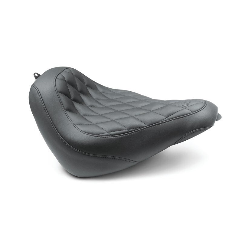 Mustang Motorcycle 83047 Mustang 18-21 Harley Softail Slim Wide Tripper Solo Seat Diamond Stitch - Black - User 1
