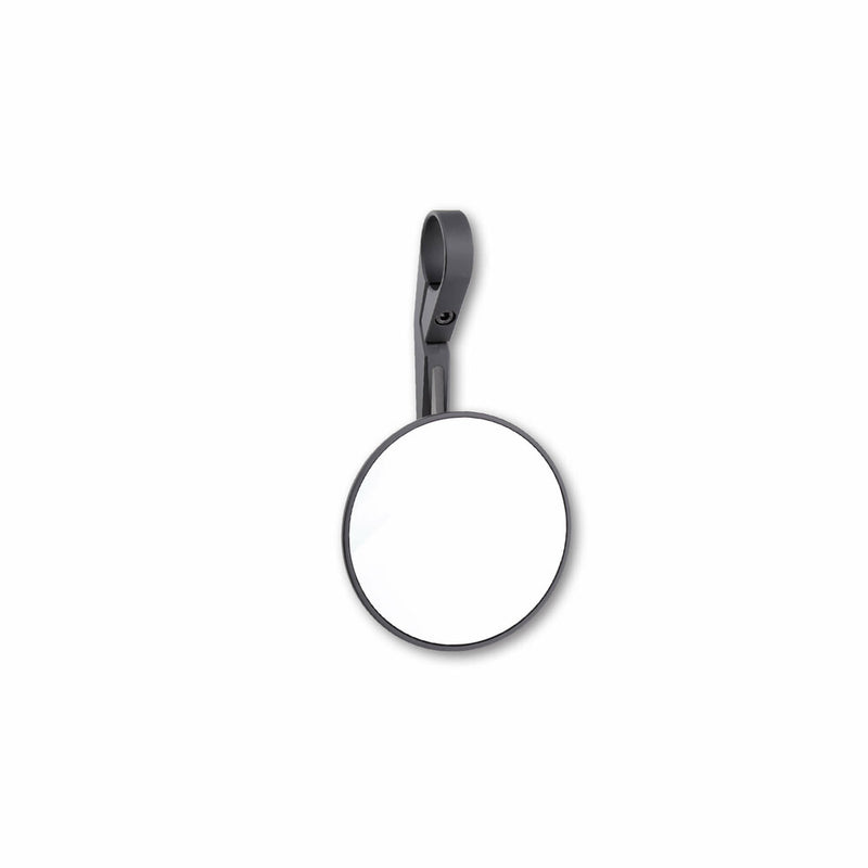 Highsider 58-2200 301-264 MONTANA SLIM BAR END MIRROR EACH SATIN BLACK