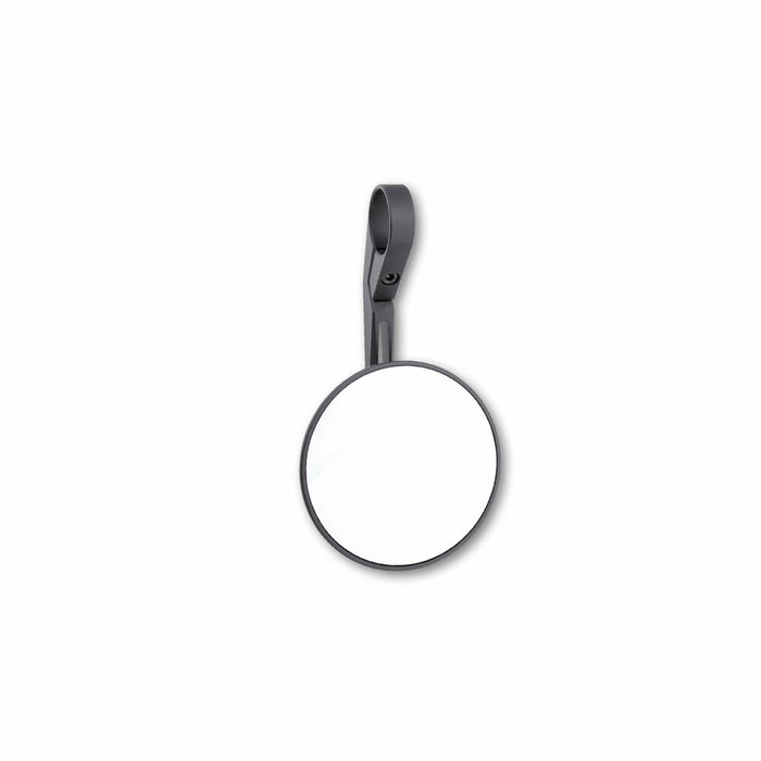 Highsider 58-2200 301-264 MONTANA SLIM BAR END MIRROR EACH SATIN BLACK