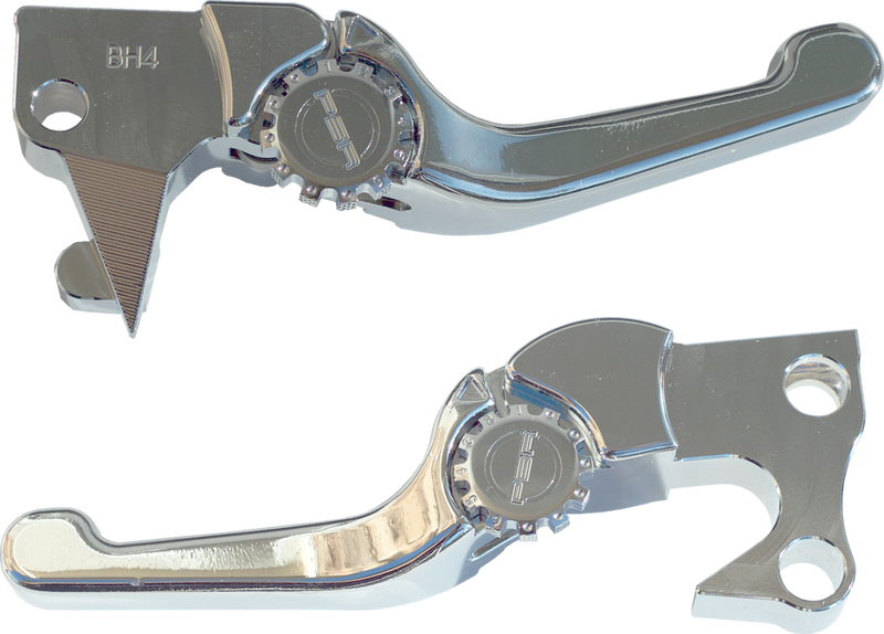 Psr Anthem Shorty Lever SET Chrome - 12-01653-20 For Harley Sportster 2004-2013
