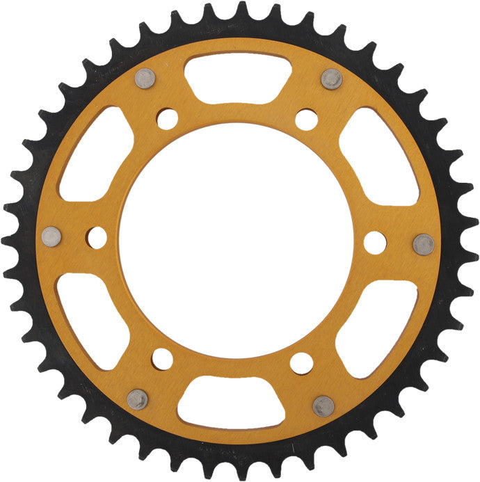 Supersprox 108-480643 RST-480-43-GLD REAR STEALTH SPROCKET ALU/STL 43T-525 GLD SUZ/YAM