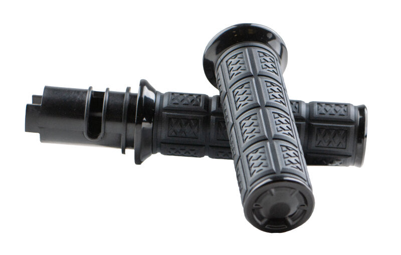 Kuryakyn 10142-2 Enygma Grips Throttle-by-wire Black - User 1