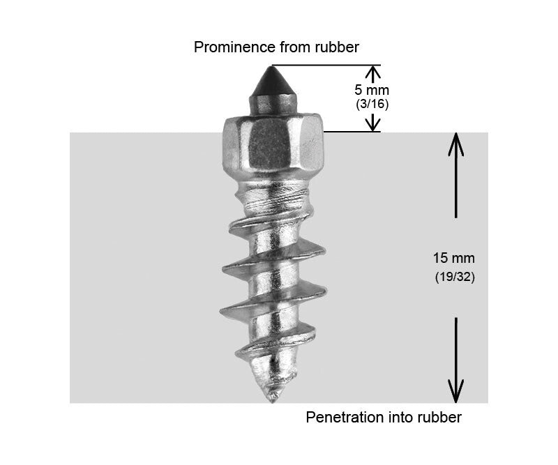 Igrip ST-181000R ST-181000R 18MM STANDARD SCREW STUDS QTY 1000