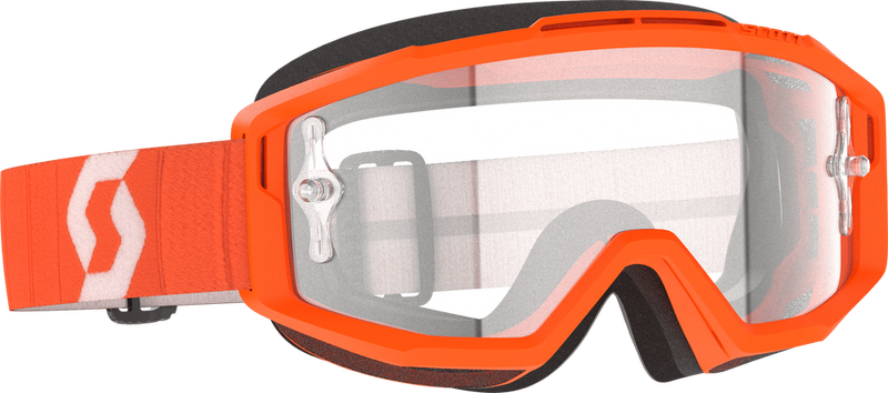 Scott 51-5646 285537-0036113 SPLIT OTG GOGGLE ORANGE CLEAR LENS