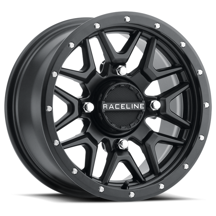 Raceline Wheels 570-1683 A94B-47037+38 KRANK WHEEL 14X7 4/137 6+1 (+38MM) BLACK