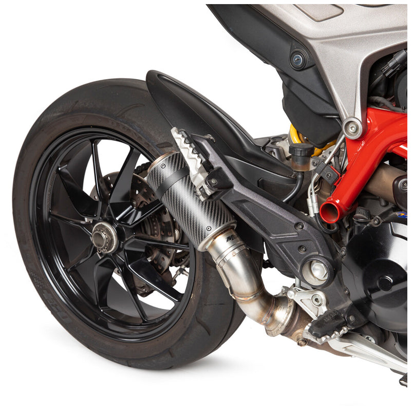 Hot Bodies MGP Stinger Slip-ON Matte Carbon DUC - 31302-2405 Ducati Hypermotard 2013-2018