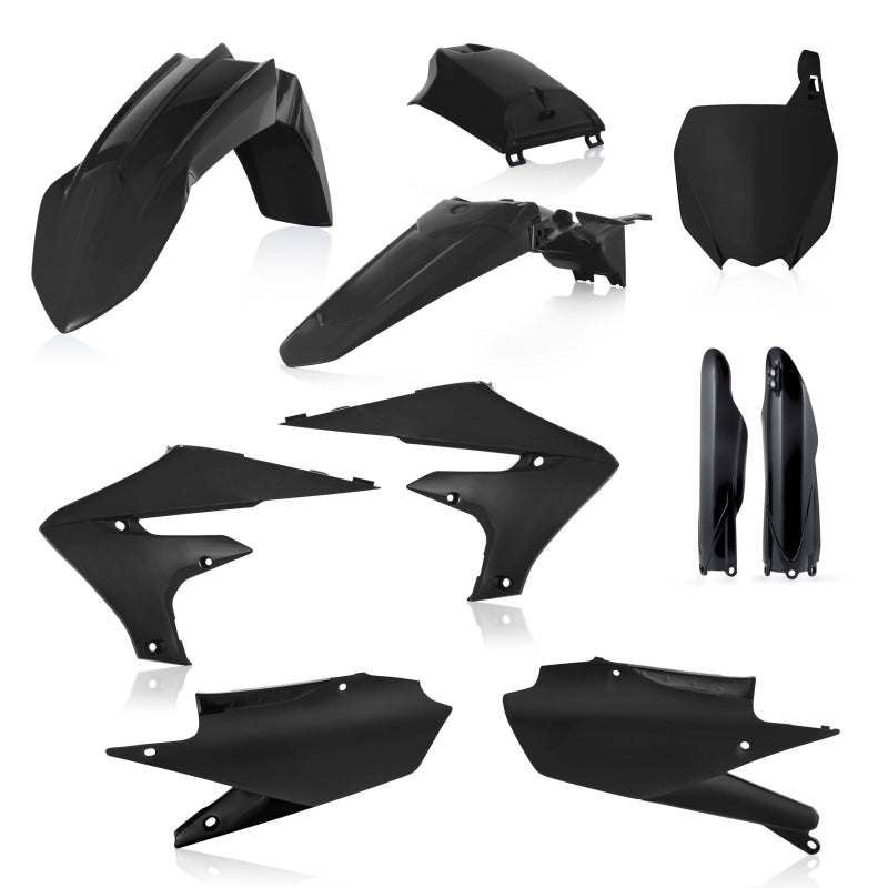 Acerbis 2736350001 18-23 Yamaha YZ250F/YZ250FX/YZ450F/YZ450FX (includes Tank Cover) Full Plastic Kit - Black - Photo - Primary
