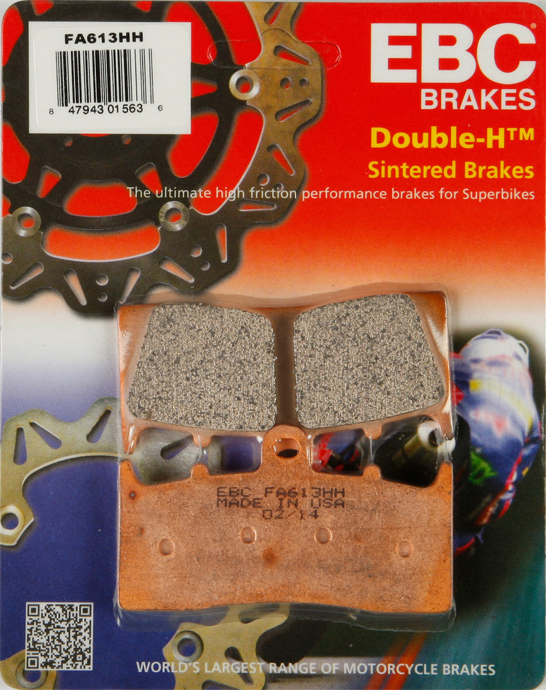 EBC Brake Pads Double-H Sintered - FA613HH BMW K1600GT / K1600GTL 2011-2015
