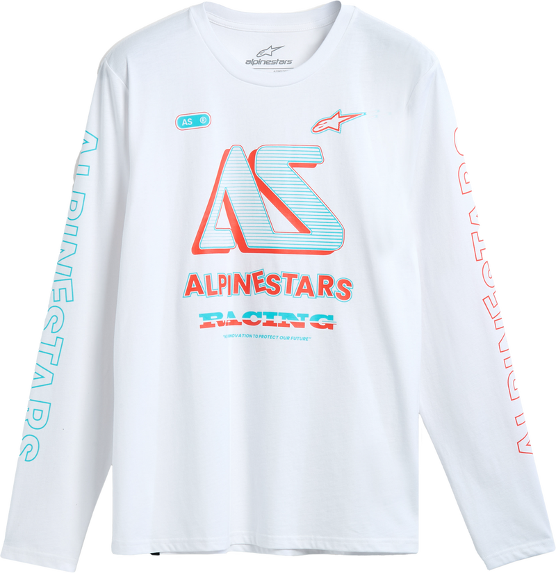 Alpinestars 482-76330X 1215-71100-20-XL AYESS LS CSF TEE WHITE XL