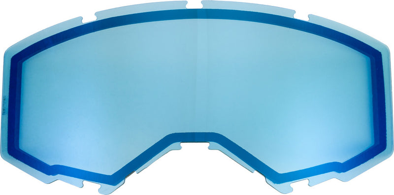 Fly Racing 37-5444 FLB-016 DUAL LENS W/O VENTS ADULT SKY BLUE MIRROR/BLUE