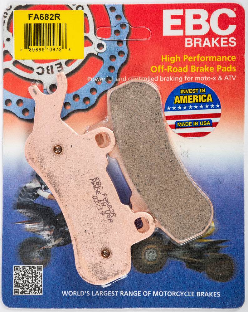 Ebc Brake Pads Sintered R Series - FA682R Can-Am Maverick 2017-2018