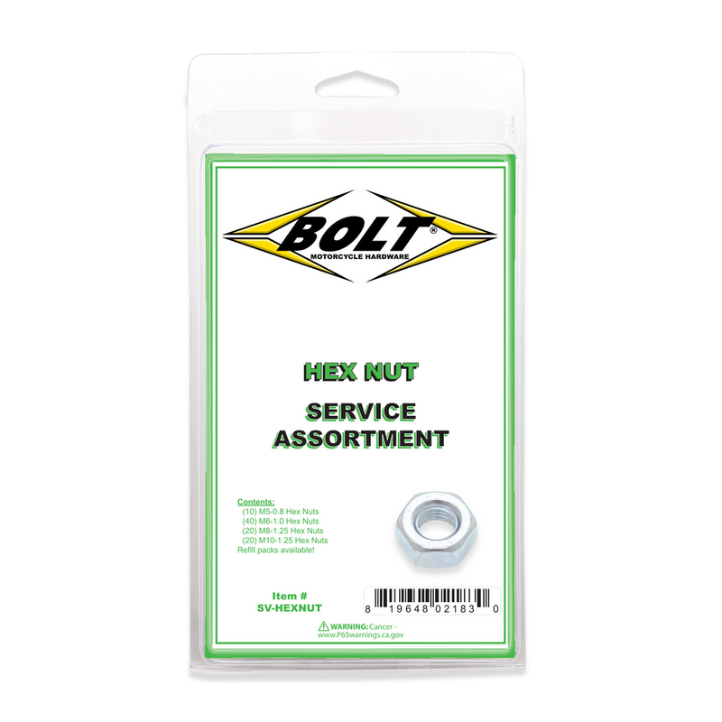 Bolt 021-00000 SV-HEXNUT HEX NUT ASSORTMENT 90 PIECE KIT