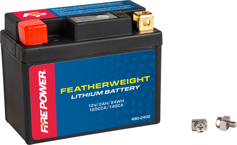 Fire Power Featherweight Lithium Battery 120 CCA 12V/24WH - LFP03-B Yamaha 225 1999-2004