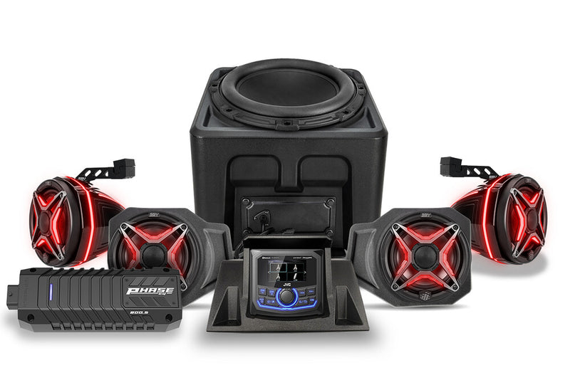 Ssv Works 5 Speaker Kit Phase EQ W JVC Controller - RG4-Q5V1 Polaris Ranger 2018-2023