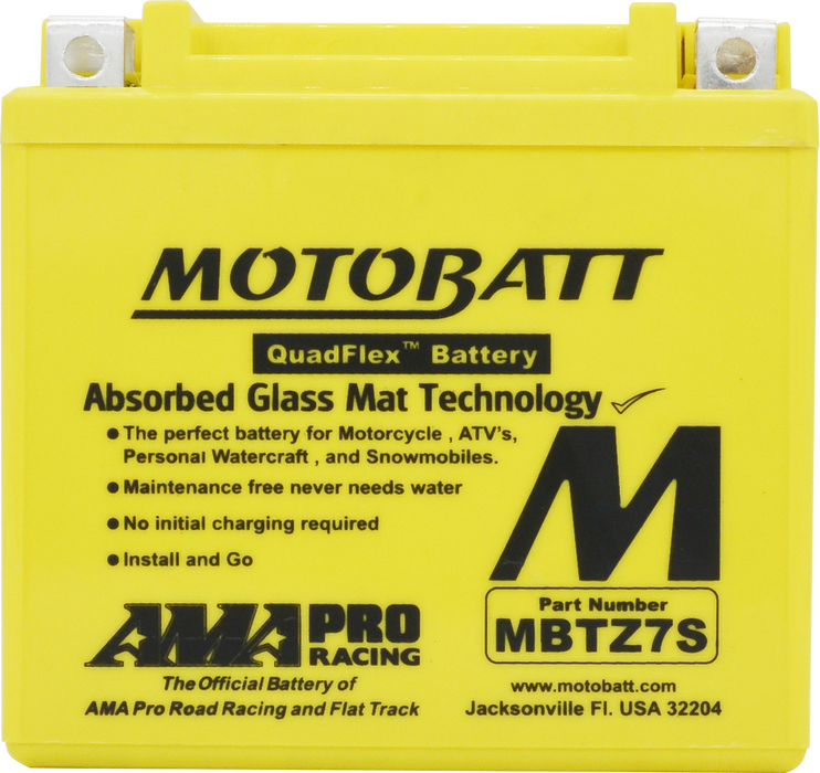 Motobatt 491-1003 MBTZ7S BATTERY MBTZ7S SEALED FACTORY ACTIVATED