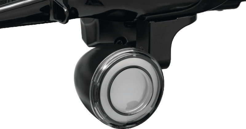 Kuryakyn 2902 Tracer L.e.d. Front Turn Signal Insert, White/amber Light, Smoke Lens 1157 - User 1