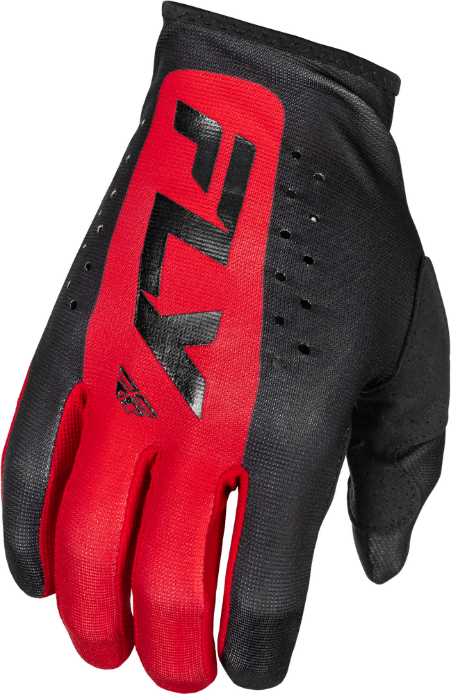 Fly Racing 378-711XS 378-711XS LITE GLOVES BLACK/RED XS