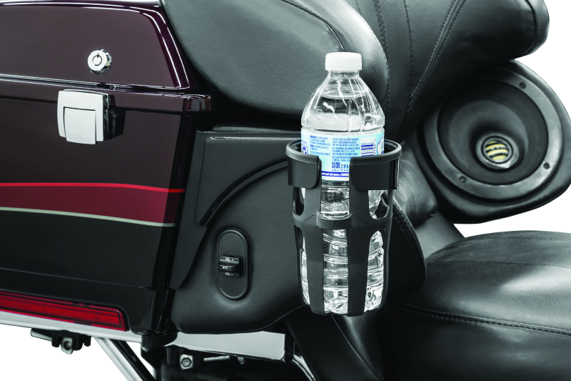 Kuryakyn 6489 Reflex Drink Holder-passenger Mount Black - User 1