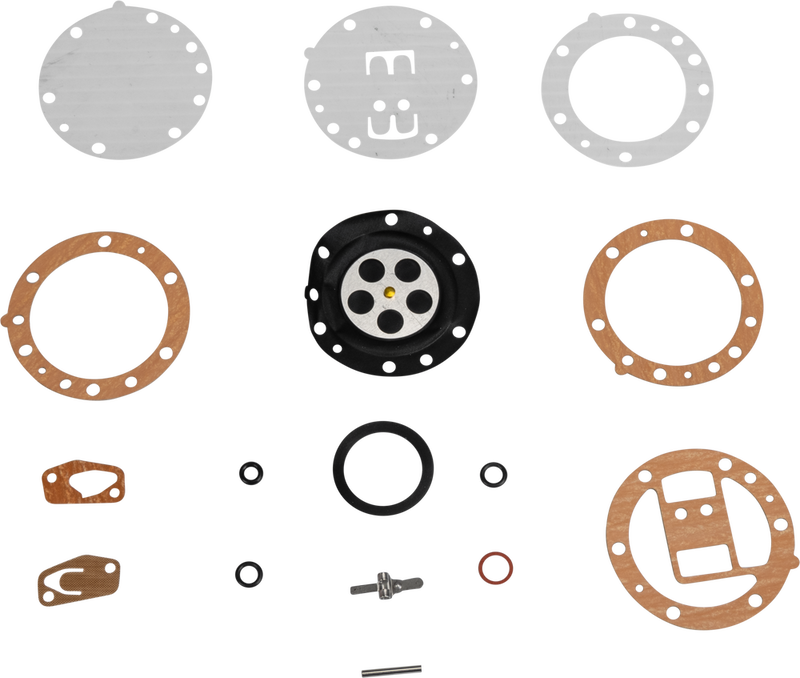 Mikuni Carburetor Fuel Pump Rebuild Kit BN34 38 44MM W Round Pump - MK-BN38/44 Kawasaki Watercraft 1977-1991