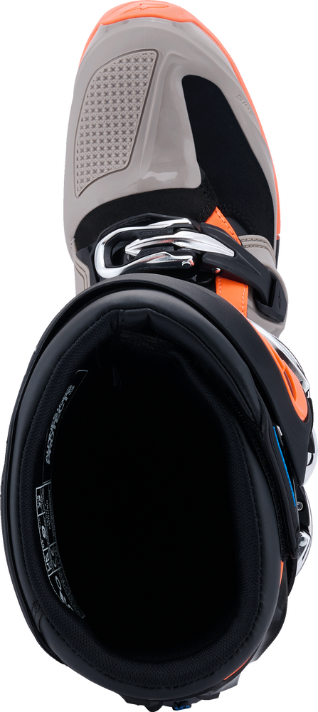Alpinestars 482-0016613 2010426-1562-13 TECH 7 ENDURO BLK/WARM GRY/ORANGE FLUO 13