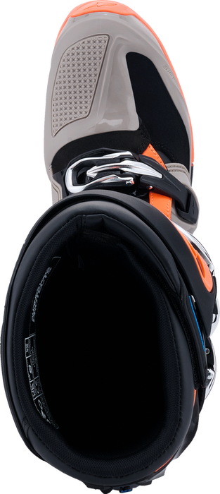 Alpinestars 482-0016609 2010426-1562-9 TECH 7 ENDURO BLK/WARM GRY/ORANGE FLUO 9