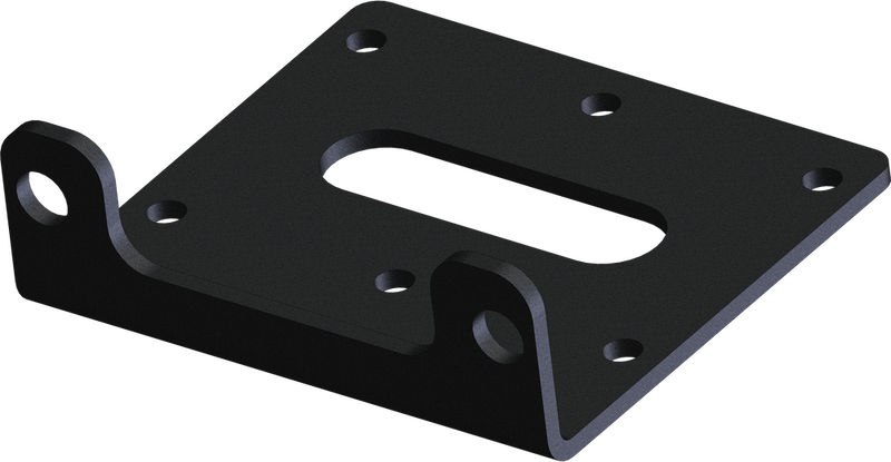 Kfi Products 10-1715 101715 ROLLER FAIRLEAD MOUNT PLATE WARN VRX/AXON