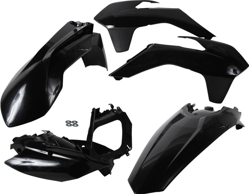 Acerbis Plastic Kit Black - 2314310001 KTM Dirt Bikes 2013-2016