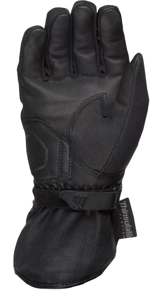Highway 21 489-0096X #5884 489-0096~5 WOMEN'S BLACK ROSE GLOVES BLACK XL