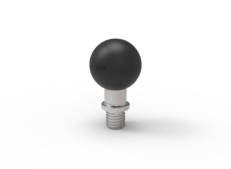 Ram Mounts 71-7252 RAM-B-349-1U 1" BALL W/M10X1.5 PITCH MALE THREAD