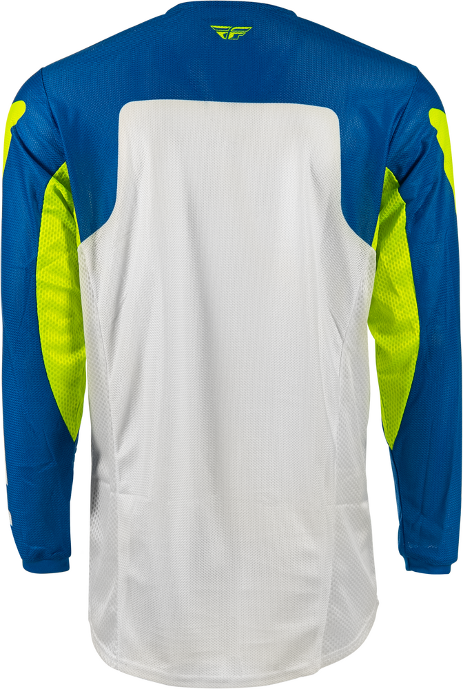 Fly Racing 380-314X 380-314X KINETIC MESH JERSEY BLUE/WHITE/HI-VIS XL