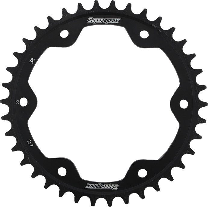 Supersprox Rear Sprocket Steel 38T-525 Black - RFE-613-38-BLK KTM 1290 Super Duke 2014-2016