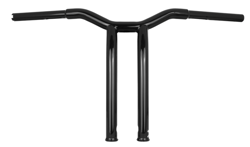 Burly Brand Dominator Raked Bar 14" 1.25" Gloss Black - B12-6053B For Harley Motorcycles 1980-2024 | Yamaha Watercraft 1998-2004