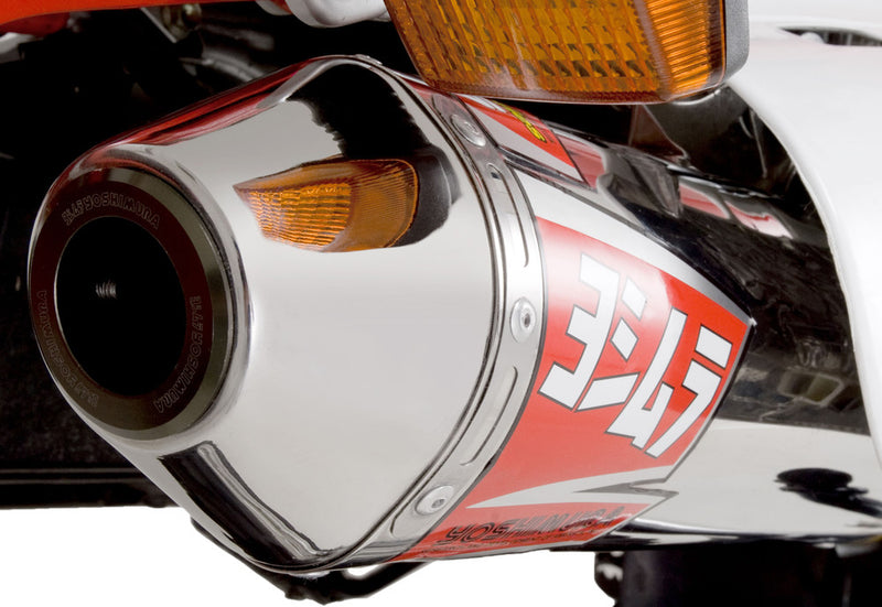 Yoshimura RS-2 Header Canister END CAP Exhaust Slip-ON SS-SS-SS - 2235703 Honda XR650L 1993-2025