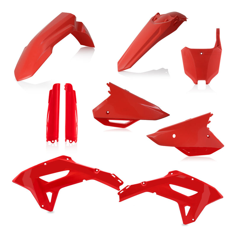 Acerbis Plastic Kit Full Honda RED - 2861800227 Honda CRF450RX / CRF250RX 2021-2024