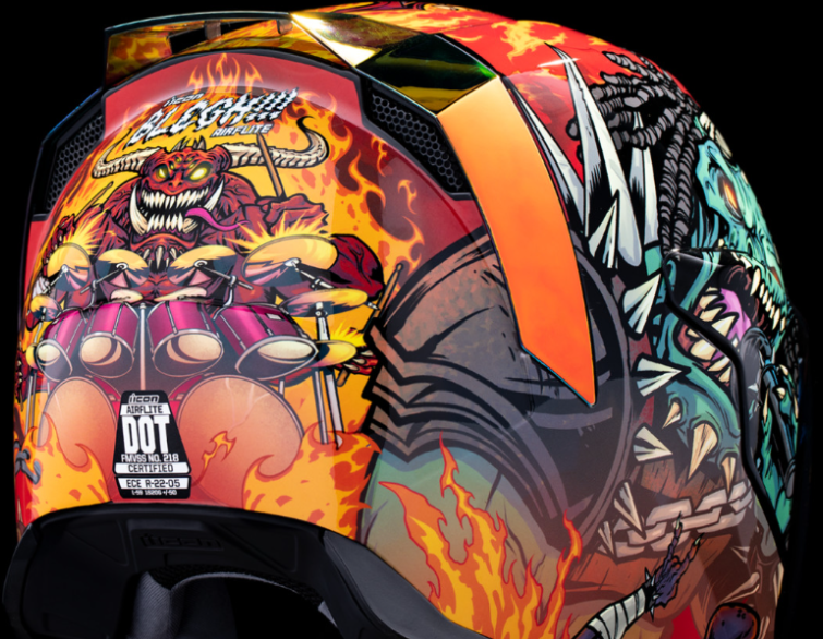 ICON Airflite™ Blegh MIPS® Helmet Airflite™ Red -