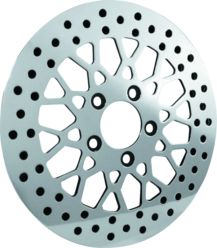 Bikers Choice 601964 11.5 Inch Front Mesh Brake Rotor 84-16 Big Twin & XL Except 06-17 FXD 08-17 FLH FLT - Photo - Primary