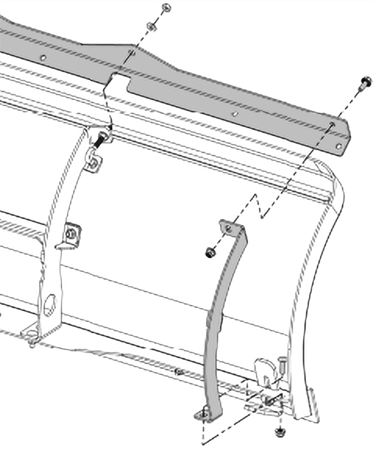 Kfi Products 10-6125 106125 FLEX BLADE STIFFENER KIT