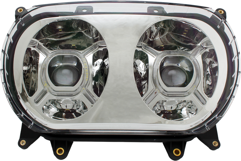 Cyron Road Glide Headlights ` Chrome - ABIG52AC For Harley Road Glide 2015-2023