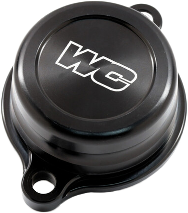 Works OIL Filter Cover Black - 27-156 Yamaha YZ 450 / WR 450 2023-2024