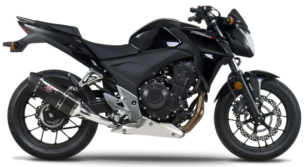 Yoshimura 960-1211 1250020220 EXHAUST STREET R-77 SLIP-ON SS-CF-CF