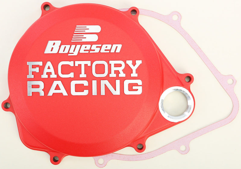 Boyesen Factory Racing Clutch Cover RED - CC-06CR Honda CRF450R / CRF450RX 2017-2024