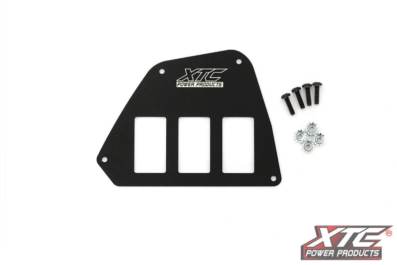Xtc Power Products 3 Switch Mount Plate - SP-3SW-HT Honda Talon 2019-2021